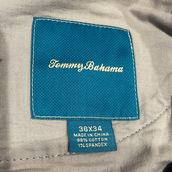 Tommy Bahama Five Pocket Grey stripes Pants. EUC - Picture 3 of 13